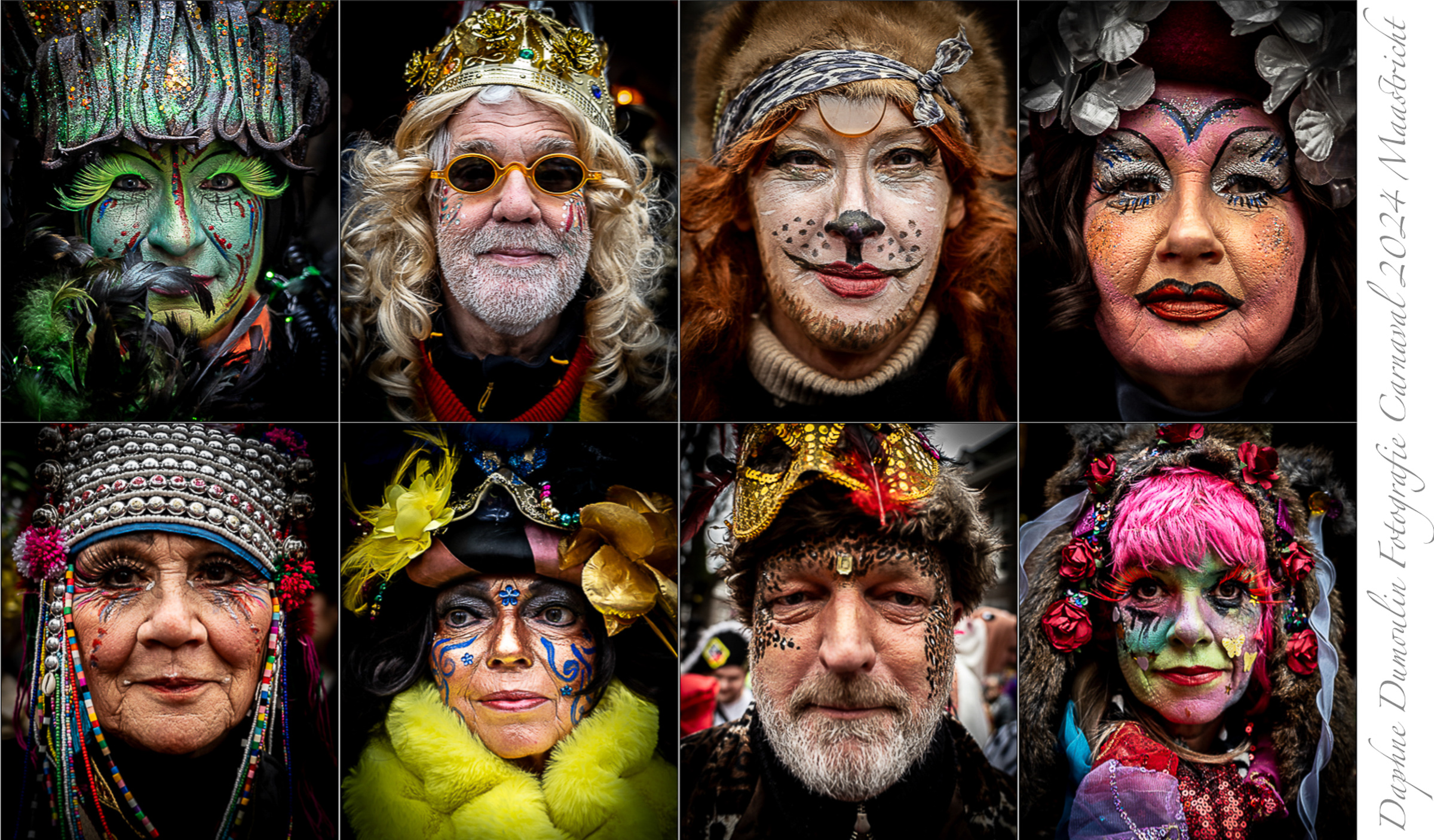 Featured image for “Portretten Carnaval Maastricht. Hoe dichtbij mag je komen als mensen een masker op hebben?”