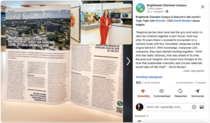 teersheet Brightlands Chemelotcampus CEO Astrid Boeijen voor Elsevier magazine