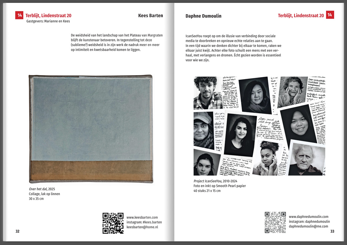 IcanSeeYou art project Plateaukunst brochure DaphneDumoulin Fotograaf Maastricht Meerssen FotoExperiences